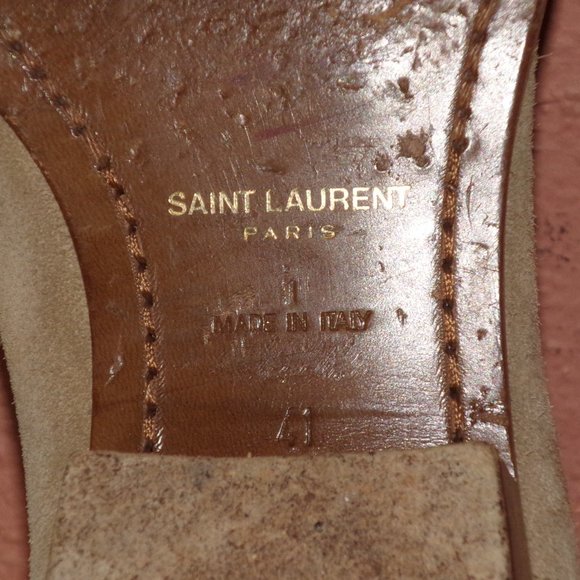 Saint Laurent Wyatt Chelsea Boot in Tobacco Suede. Size 41 8 M - Picture 8 of 13